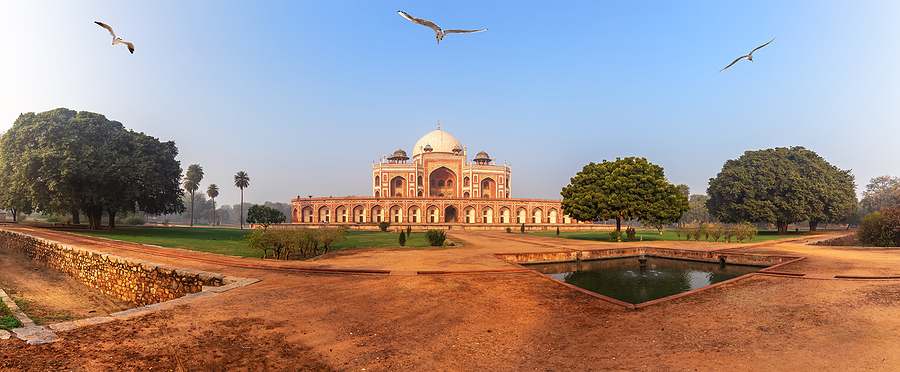 Humayuns Tomb delhi - Sevärdheter i New Delhi